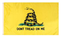 Don't Tread on Me Flag - 3 ft. x 5 ft. Polyester