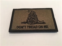 Don't Tread On Me Patch OD Green/BLK