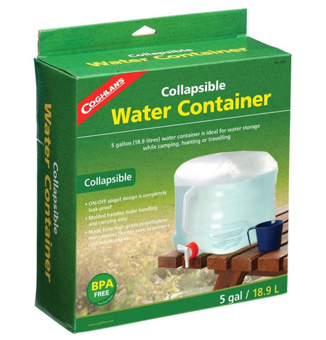 Collapsible 5 Gal. Water Container